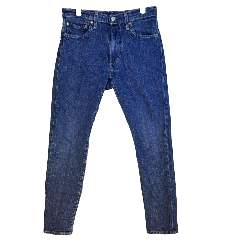 Levi's 512 Jeans Womens 31x30 Blue Slim Taper Stretch Denim Premium Medium Wash